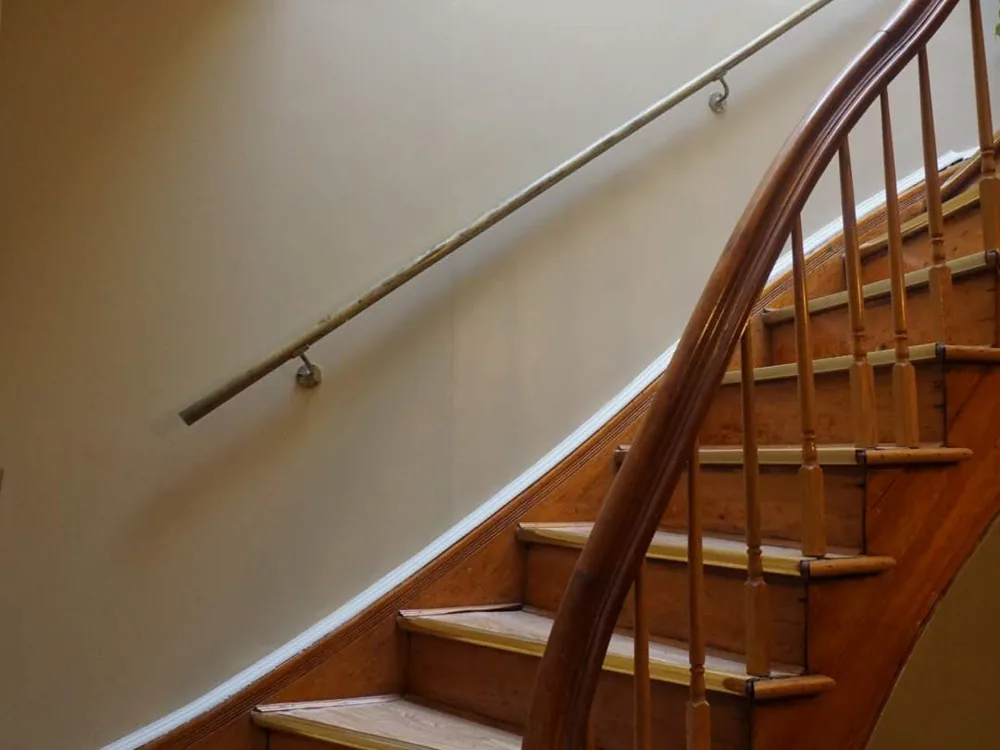 Stair hall, after painting
